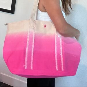 Pink Ombre Beach or Everyday Tote Bag by Victoria’s Secret. NWT